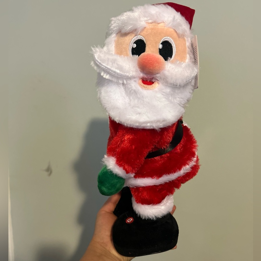 Santa Claus Dancing Christmas Shaking Butt, stuffed Plush Santa Toy